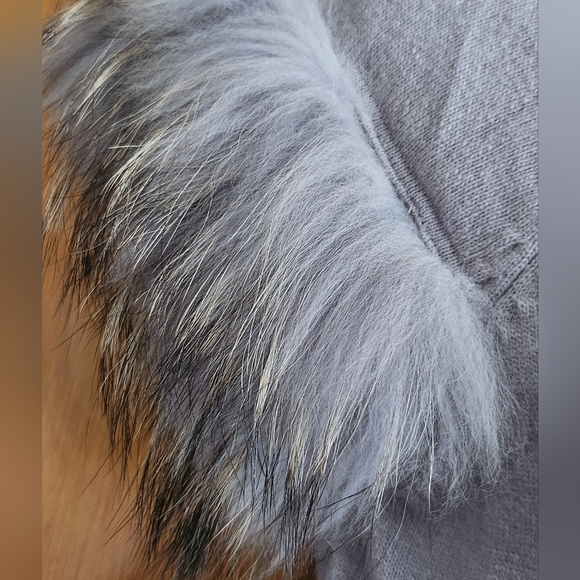 Roberto Cavalli Class Fur Short Sleeve Sweater - Picture 5 of 12